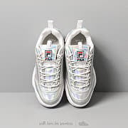 Fila disruptor m outlet low wmn silver