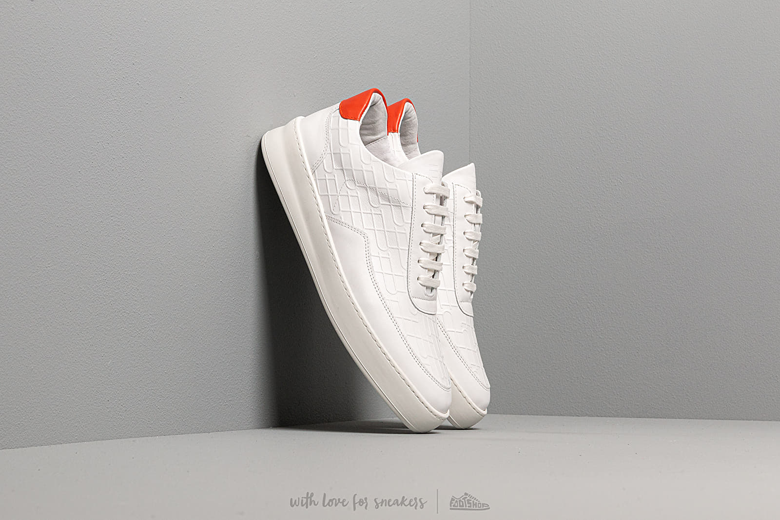 Men's shoes Filling Pieces Low Mondo Plain Mono White
