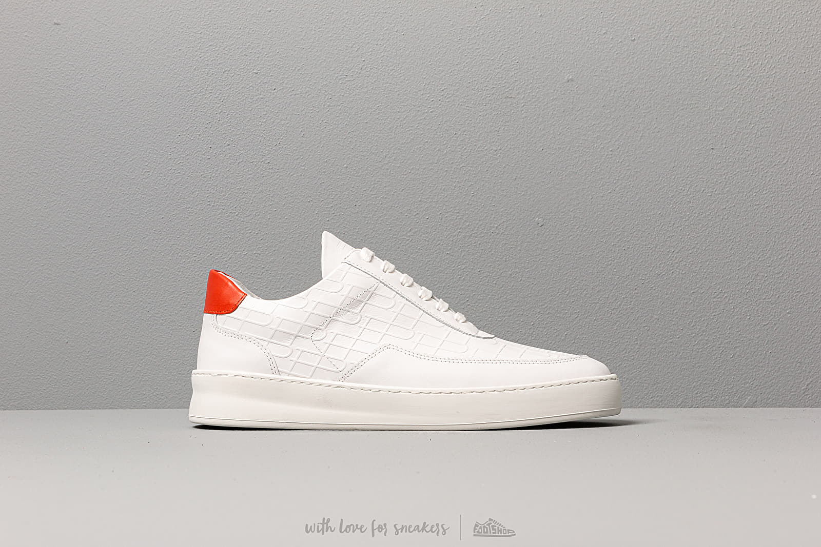 Men's shoes Filling Pieces Low Mondo Plain Mono White