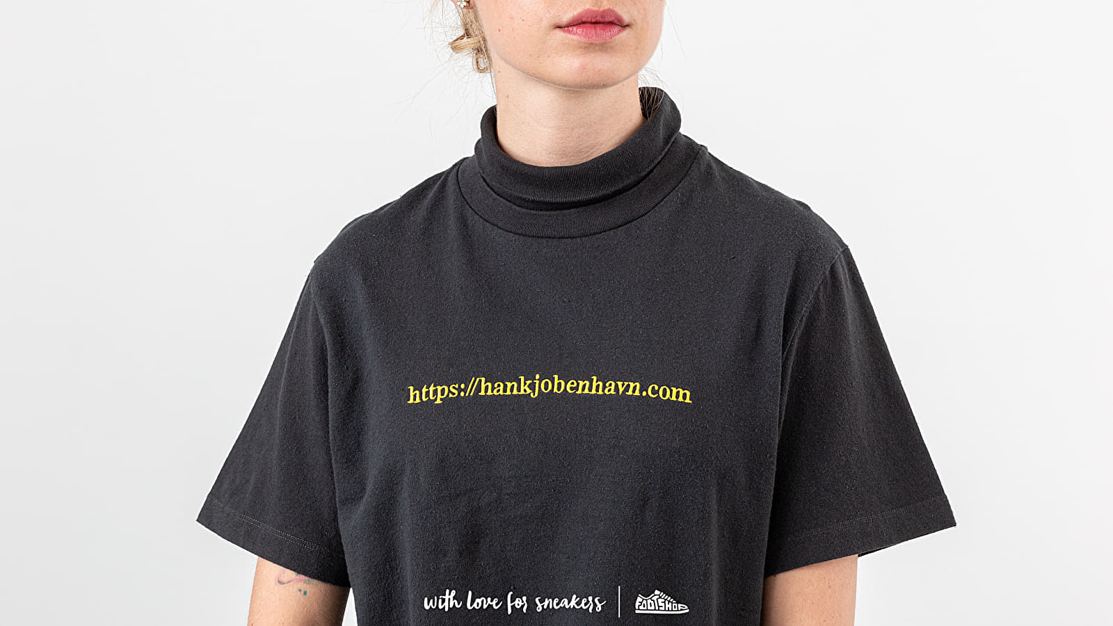 Tričká Han Kjøbenhavn Collar Tee Black