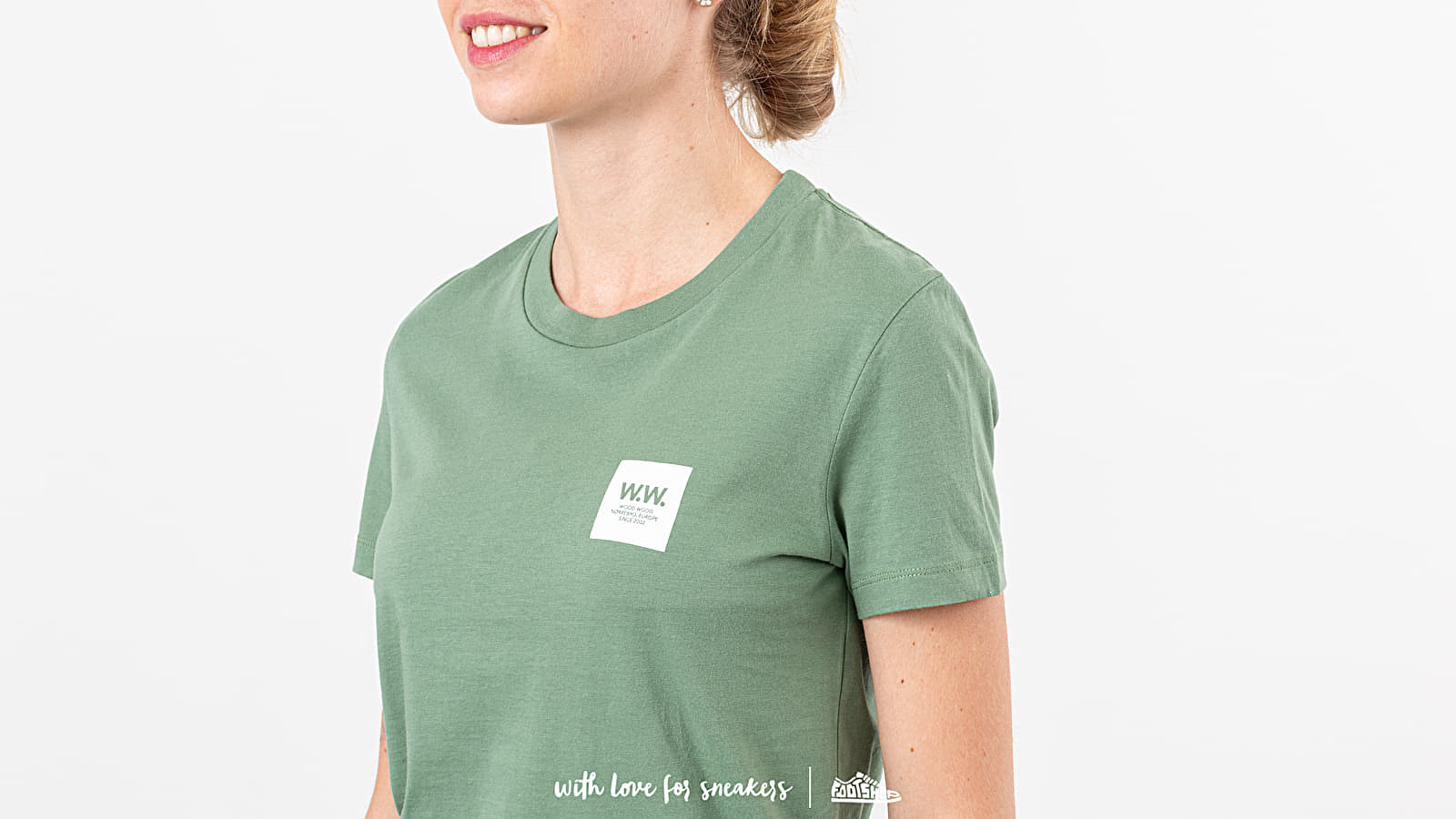 Magliette WOOD WOOD Eden Tee Dusty Green