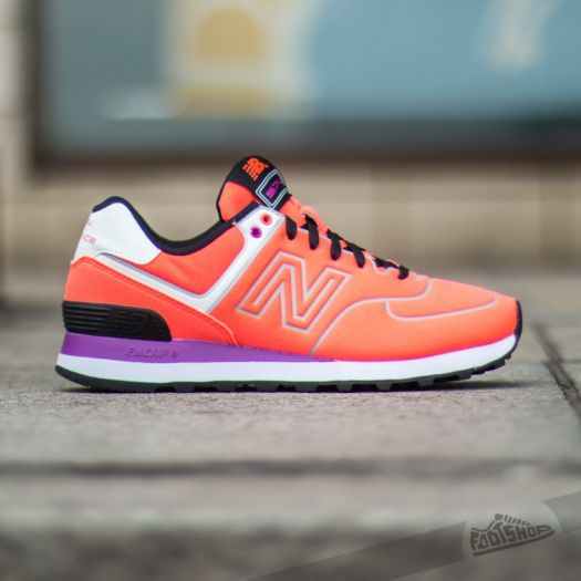 Women s shoes New Balance WL574NED Orange Footshop