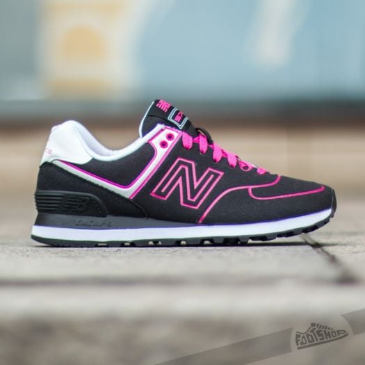 New balance wl574 black pink store