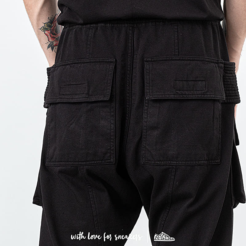 Pants Rick Owens DRKSHDW Creatch Cargo Pants Black (DU19F6376 09