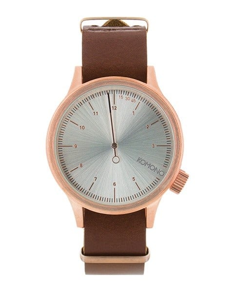 Watches Komono One Watch Mahogany