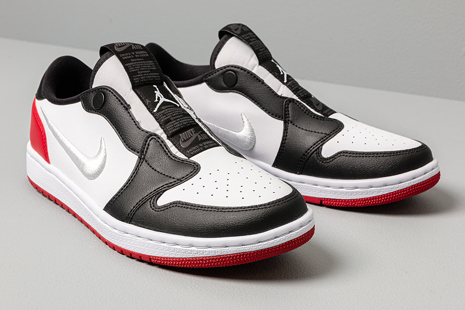 Jordan 1 Retro Low Slip Black White (Women's)