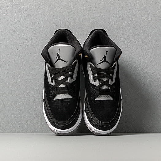 Retro 3 black cement grey metallic gold 2025