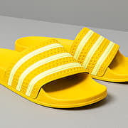 Adidas yellow flip flops sale