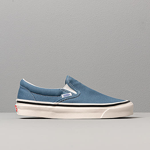 Blue grey slip on vans top