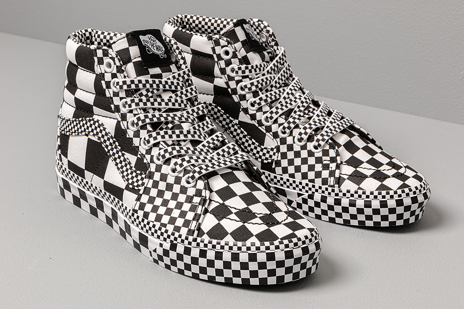 Checkerboard vans all over shop
