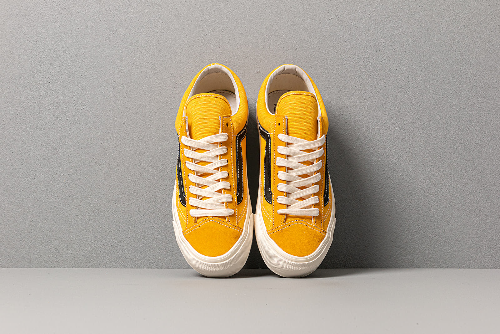 Men s shoes Vans Og Style 36 Lx Suede Canvas Off White Yellow Footshop