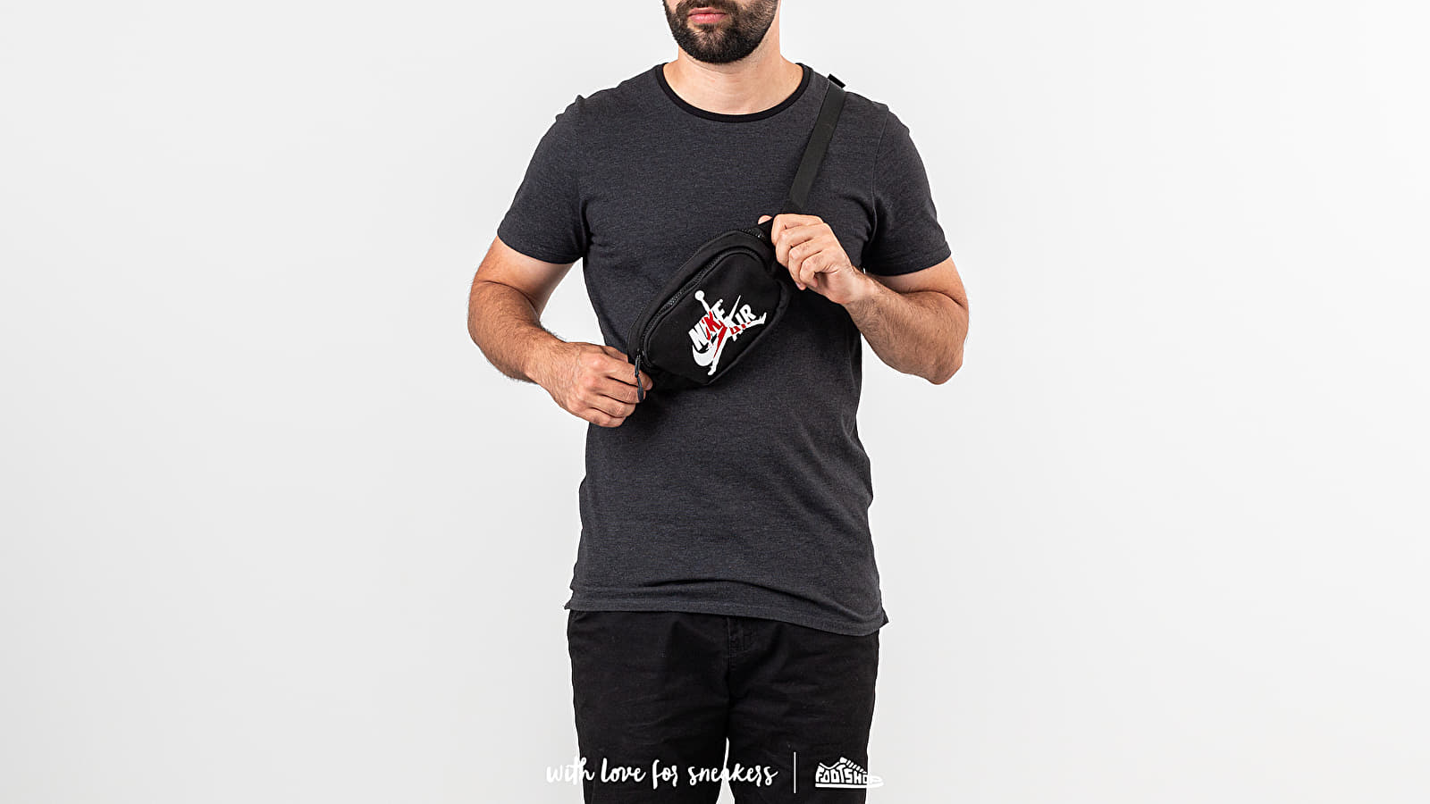 Τσαντάκια μέσης Jordan Hip Bag Black