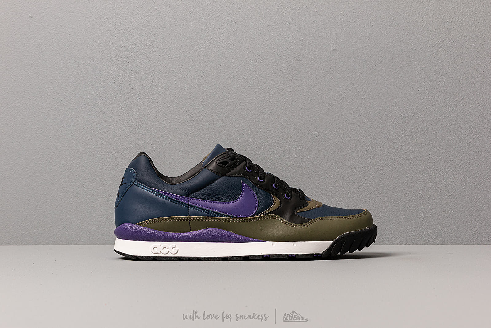 Men s shoes Nike ACG Air Wildwood Midnight Navy Court Purple Medium Olive Footshop