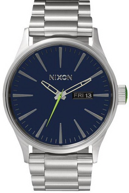 Relojes Nixon Sentry SS Midnight Blue/Volt Green