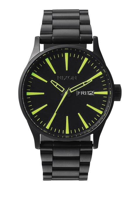 Watches Nixon Sentry SS All Black Lum Footshop