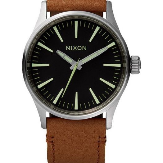 Nixon sentry 38 leather on sale