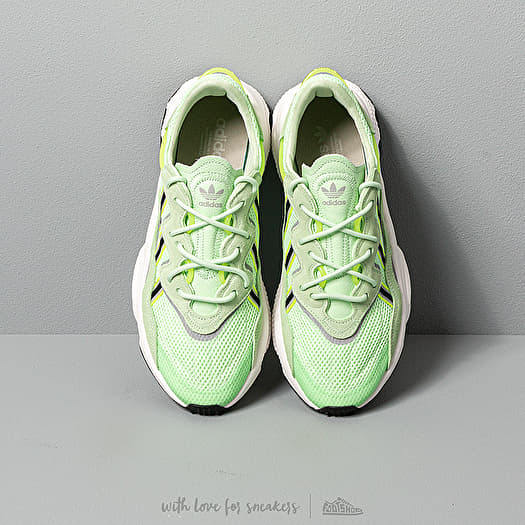 Men s shoes adidas Ozweego Glow Green Core Black Solar Yellow Footshop