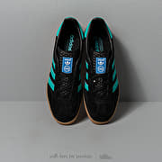 Adidas gazelle indoor black aqua sale