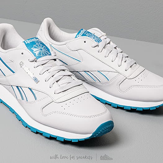 Reebok leather discount homme cyan
