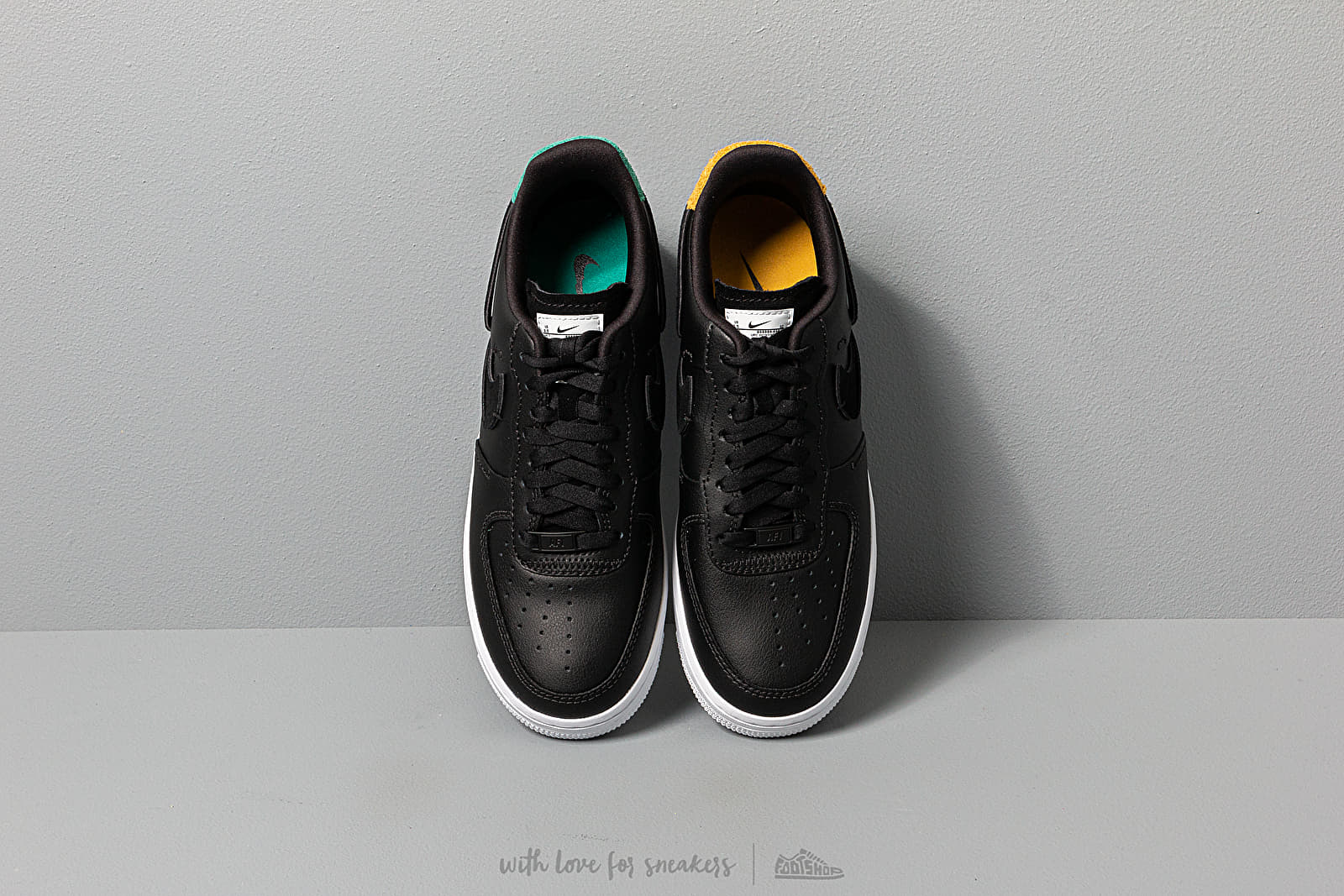 Women s shoes Nike Wmns Air Force 1 07 LX Black Anthracite Mystic Green Footshop