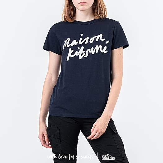 【送料&関税込】Maison Kitsune Logo T-shirt Maison KitsunAC MAISON KITSUNE PARIS EMBROIDERY RELAXED TEE-SHIRT | Maison