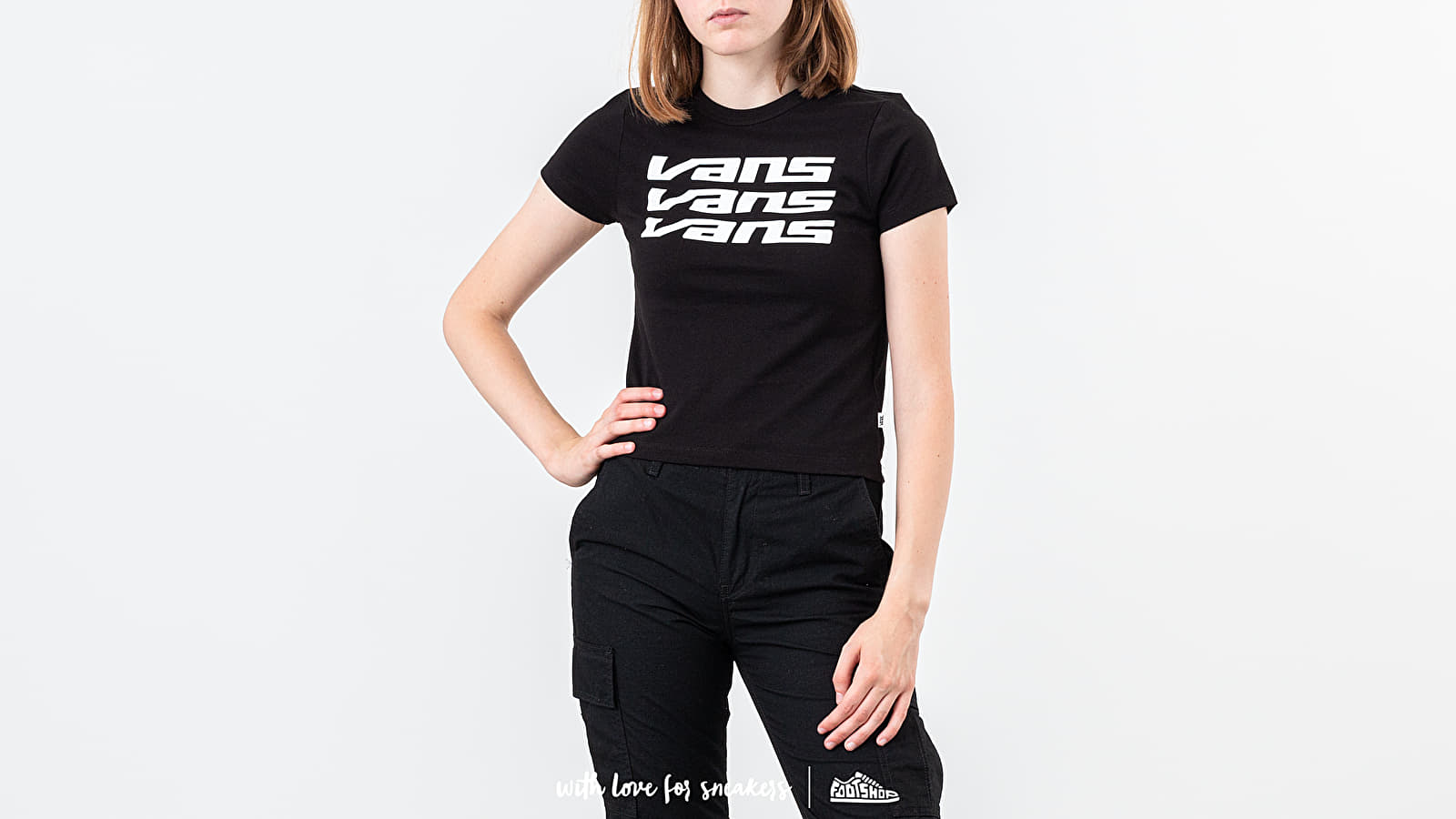 Tričká Vans Trifecta Tee Black