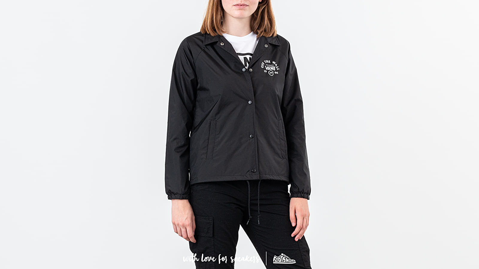 Giacche Vans Thanks Coach Attendance Jacket Black