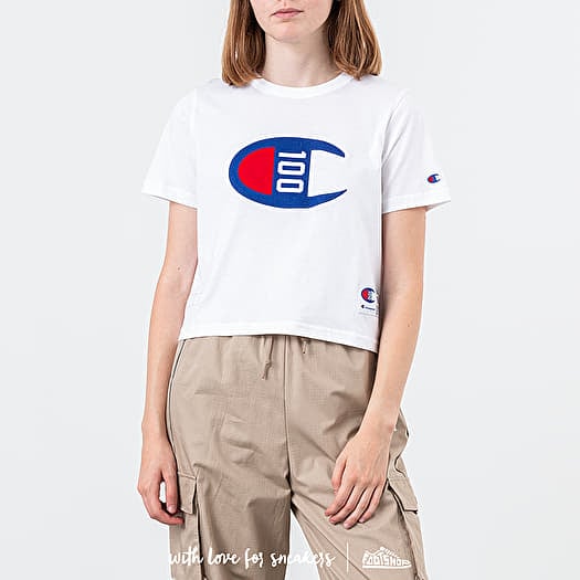 T shirts Champion 100th Aniversary Tee White Footshop
