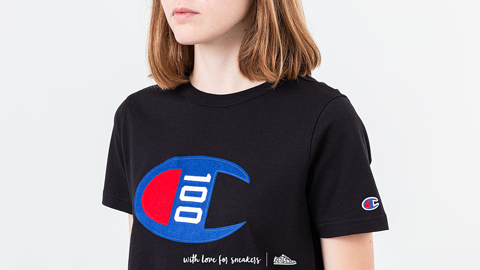T-shirts Champion 100th Aniversary Tee Black