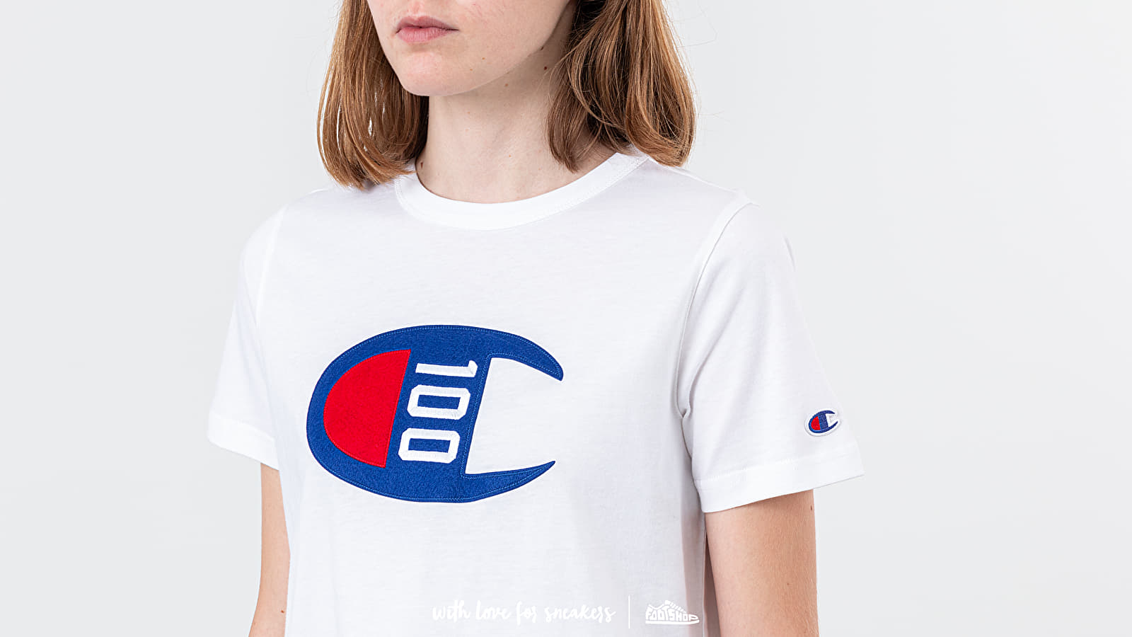 T shirts Champion 100th Aniversary Tee White Footshop
