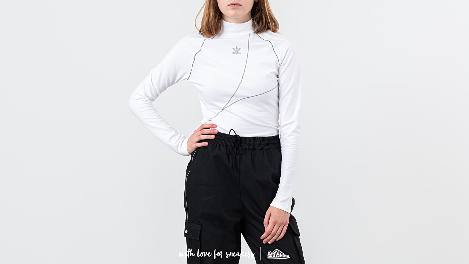 Tricouri  adidas Long Sleeve Tee White