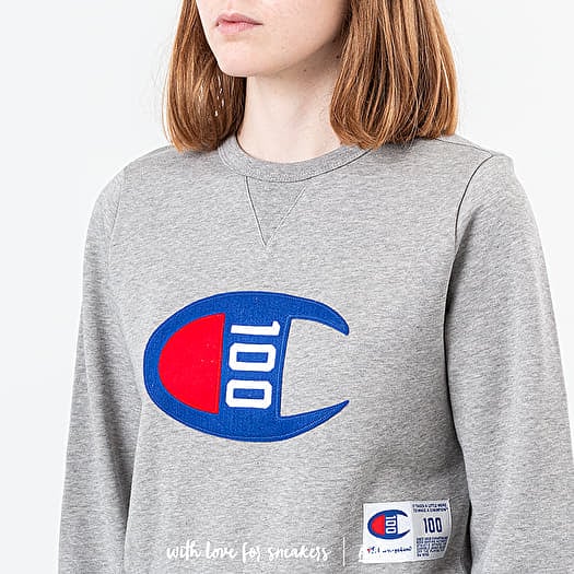 Hoodies and sweatshirts Champion 100th Aniversary Crewneck Grey Footshop