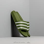 adidas Adilette Tech Olive/ Ftw White/ Tech Olive