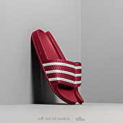 adidas Adilette Core Burgundy/ Ftw White/ Core Burgundy