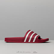 Men s shoes adidas Adilette Core Burgundy Ftw White Core Burgundy Footshop