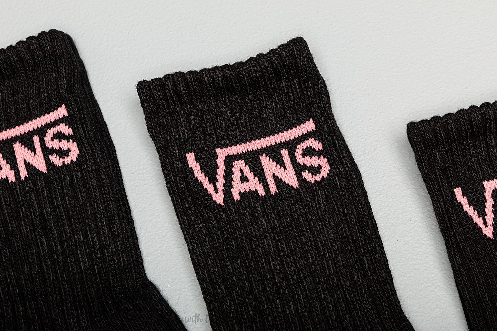 Socks Vans Classic Crew Socks Black/ Strawberry Pink