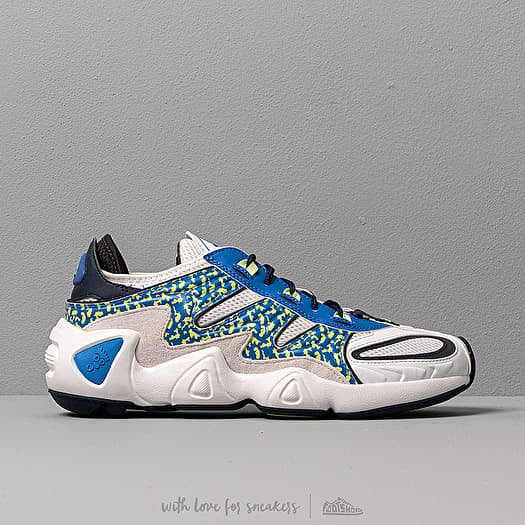 adidas FYW S 97 Crystal White Blue Hi Res Yellow Footshop