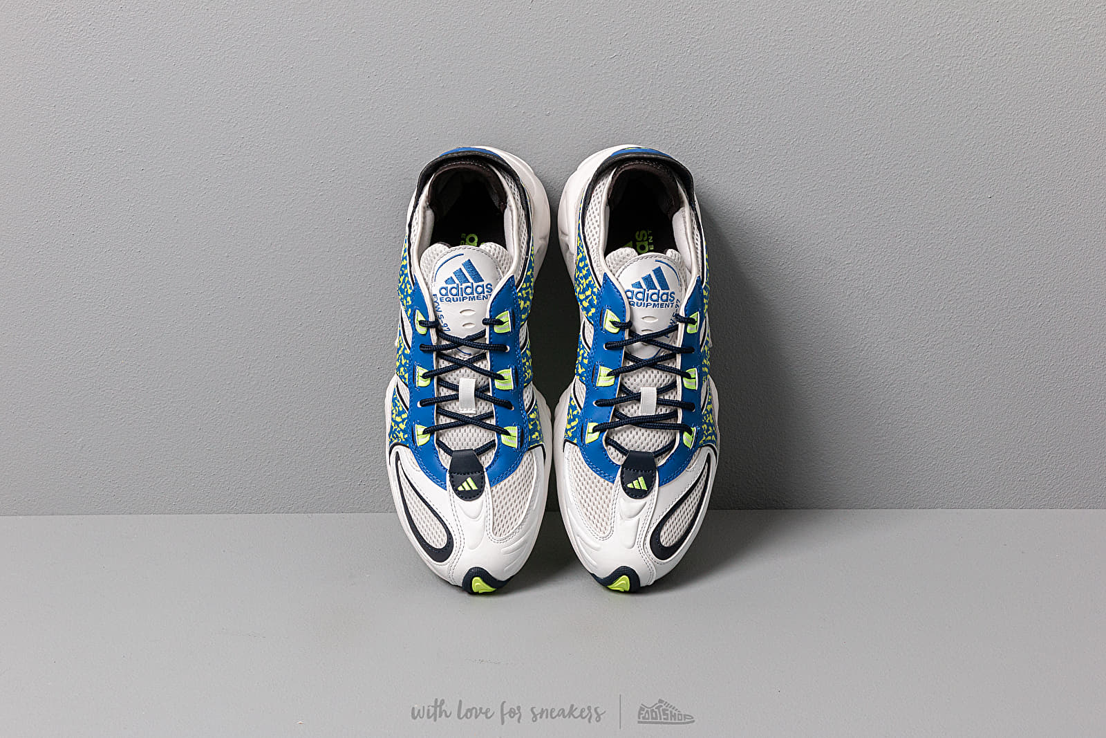 Zapatillas Hombre adidas FYW S-97 Crystal White/ Blue/ Hi-Res Yellow