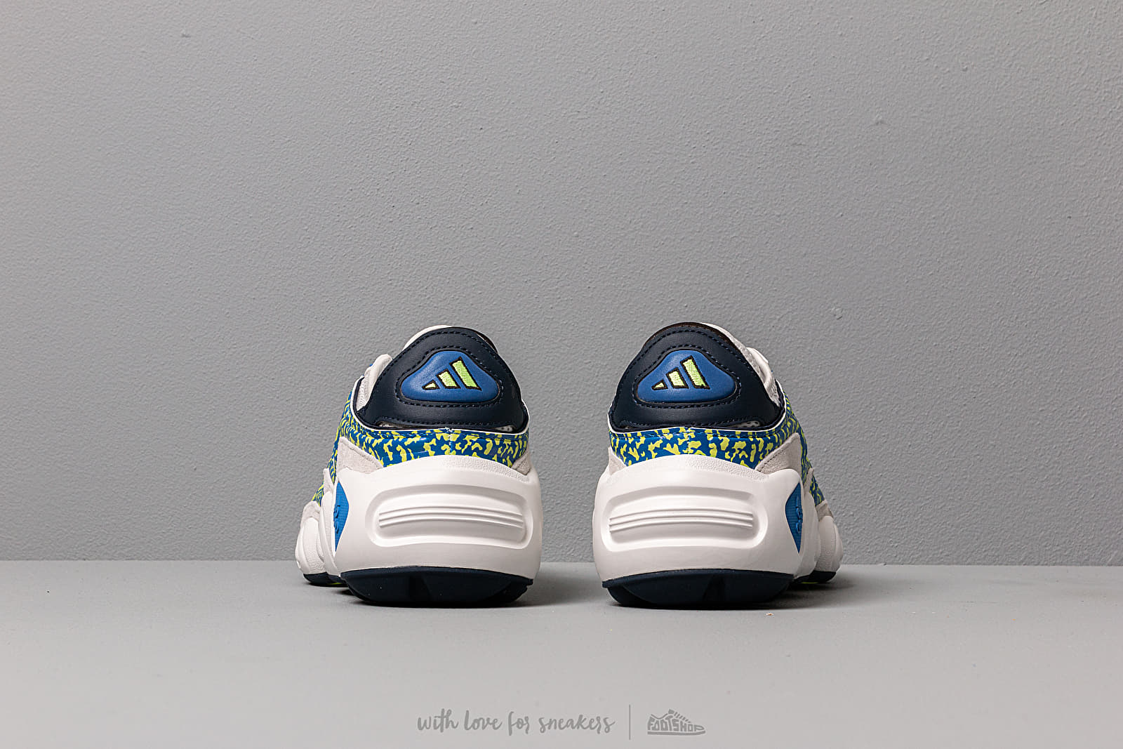 Zapatillas Hombre adidas FYW S-97 Crystal White/ Blue/ Hi-Res Yellow