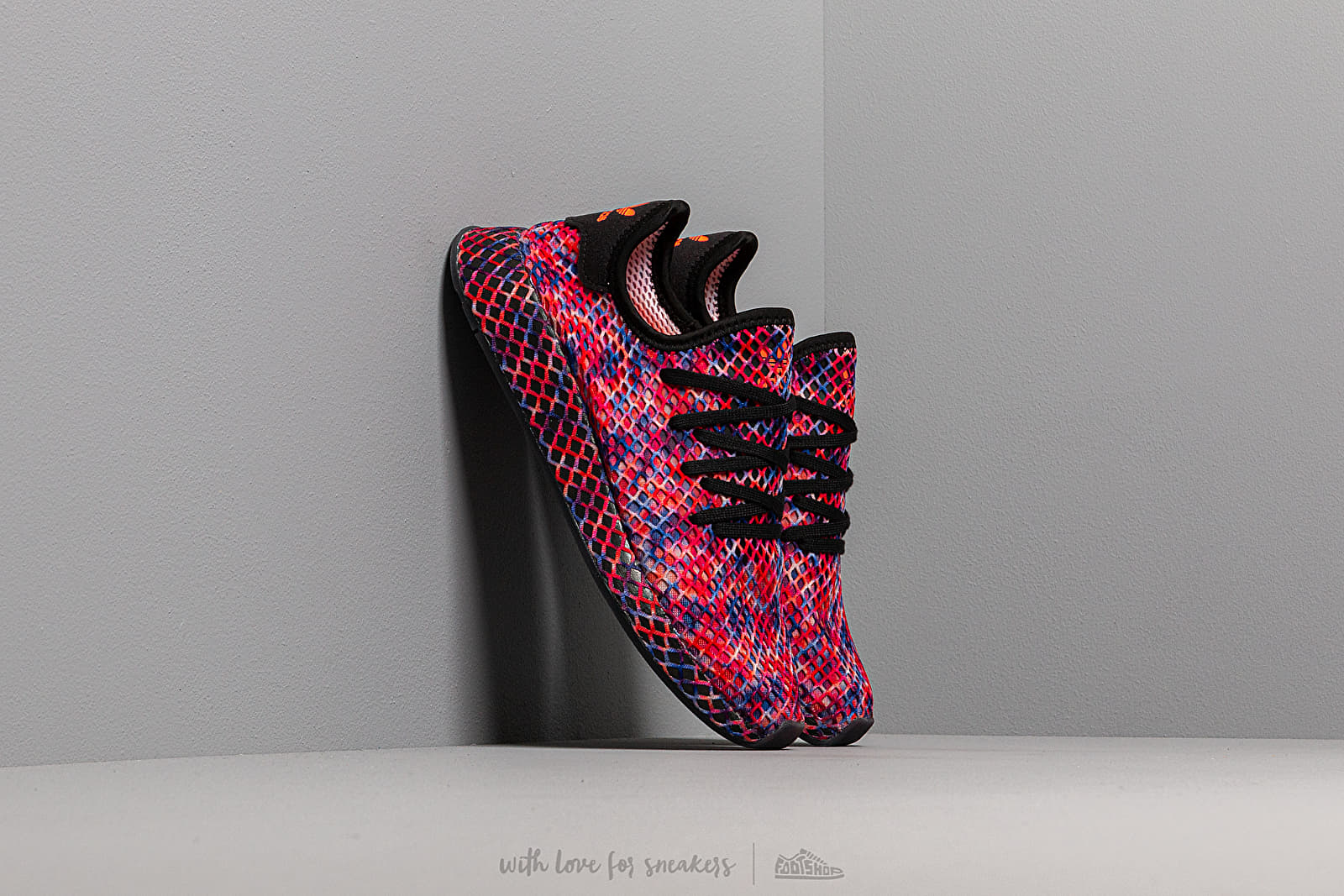 Men's shoes adidas Deerupt Runner Core Black/ Core Black/ Solar Red