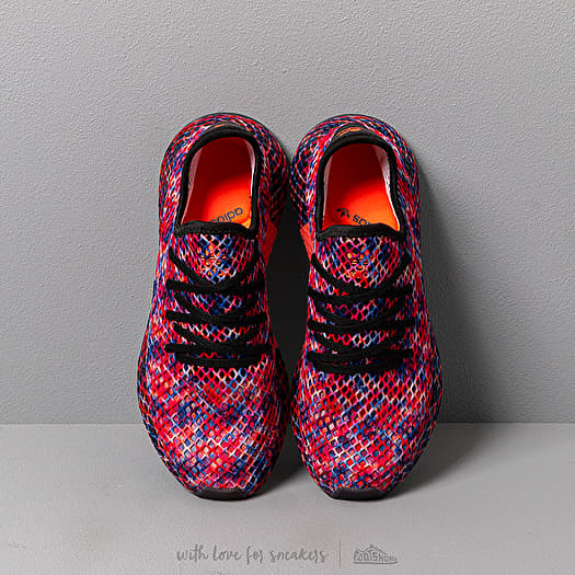 adidas Deerupt Runner Core Black Core Black Solar Red Footshop