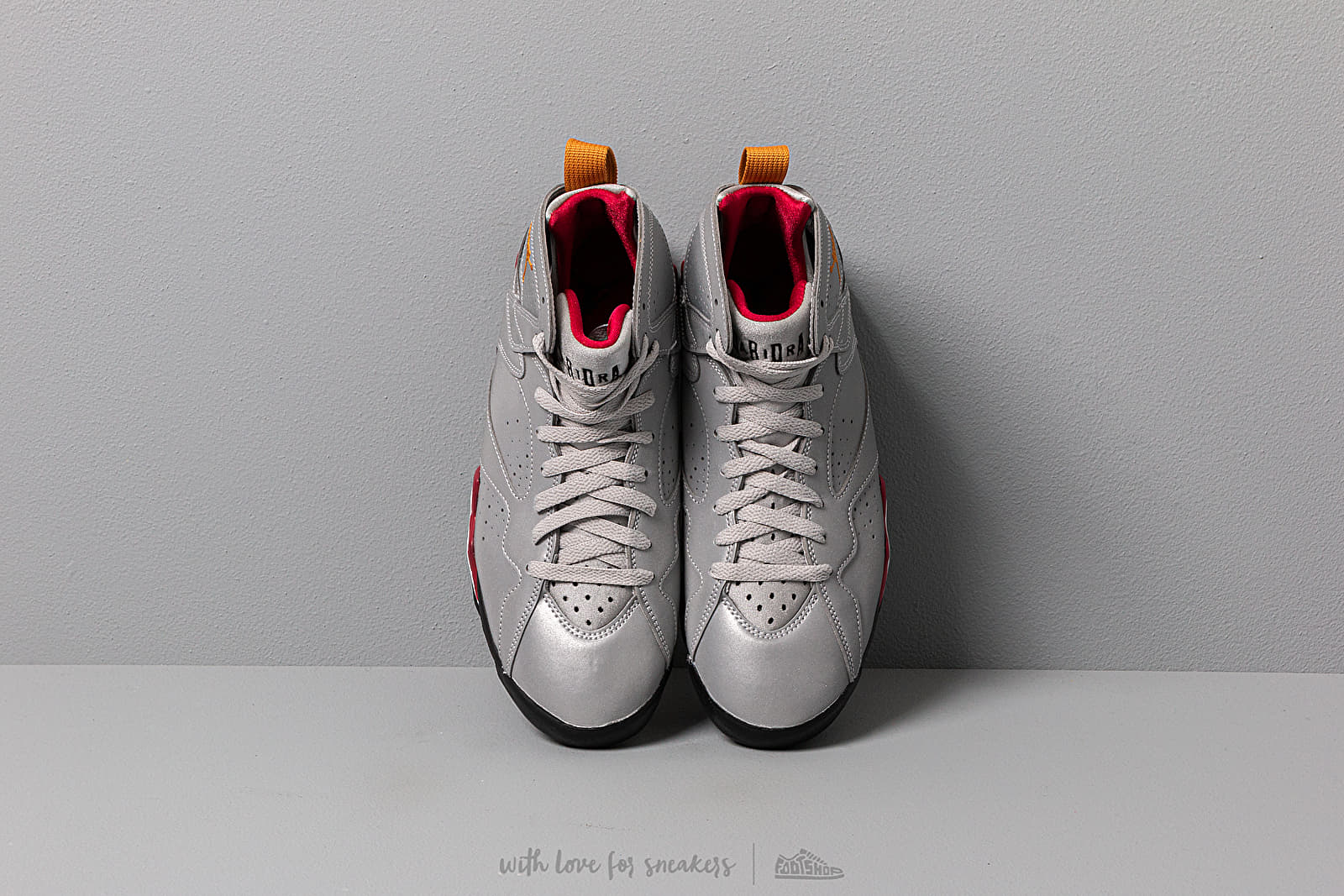 Männer Air Jordan 7 Retro Sp Reflect Silver/ Bronze-Cardinal Red-Black