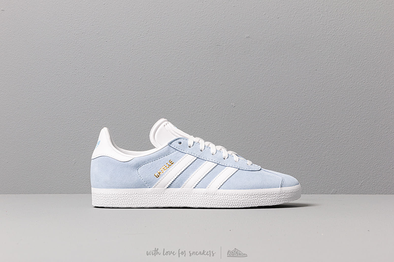 Women s shoes adidas Gazelle W Glow Blue Ftw White Gold Metalic