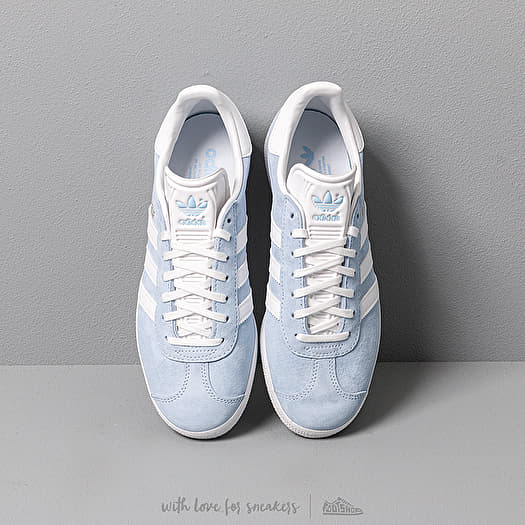 Women's shoes adidas Gazelle W Glow Blue/ Ftw White/ Gold Metalic