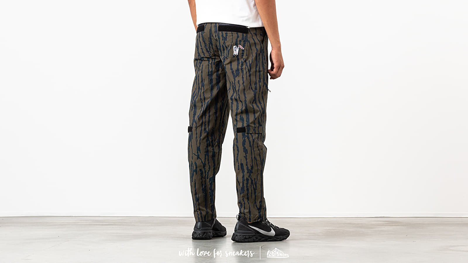 Pantalones Billionaire Boys Club Printed Multi Pocket Cargo Pants Green