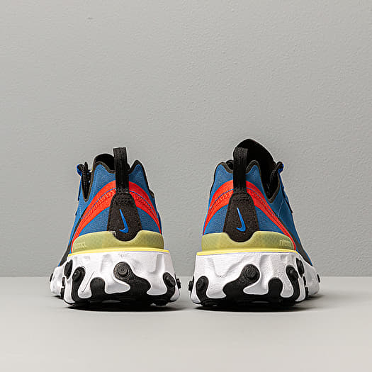 Men s shoes Nike React Element 55 Game Royal Black White Dynamic Yellow Footshop