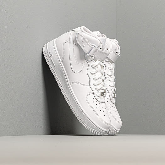 Buty damskie Nike Air Force 1 Mid (GS) White/ White | Footshop