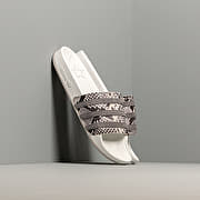 adidas Adilette Crystal White/ Grey Four/ Grey Two