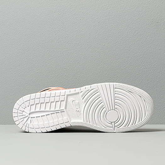 Women's shoes Air Jordan Mid (GS) White/ Rose Gold-Black (555112