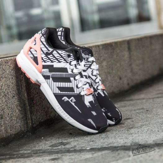 Adidas zx flux k core black/ftwr white cheap